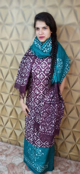 Linen print suit silkzon.in